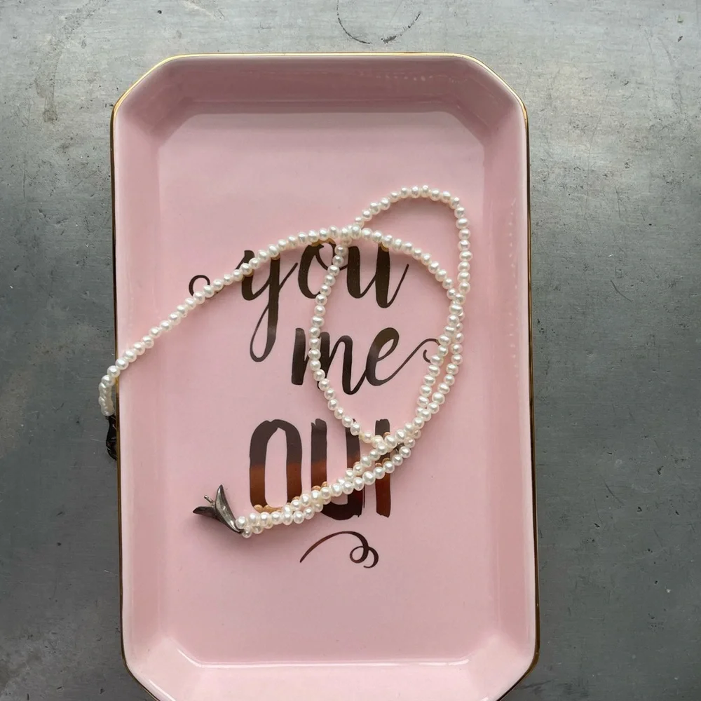 Pink Jewelry Tray